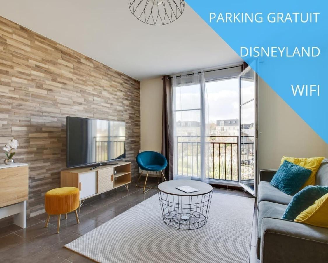 Appart Cosy Quartier Calme Hyper Centre Parking Apartment Magny-le-Hongre Luaran gambar